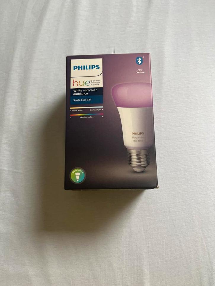 Philips Hue White and Color Ambiance E27 Lamp, Huis en Inrichting, Lampen | Losse lampen, Nieuw, Led-lamp, Minder dan 30 watt