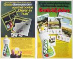 50+ vintage advertenties reclames schoonmaakproducten 75-77, Gebruikt, Ophalen