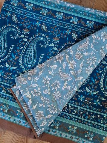 Vintage Bassetti grandfoulard sprei boho paisley motief beschikbaar voor biedingen