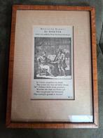 Leuke oude ets Jan Luyken De Dokter uit Menselyk bedryf, Antiek en Kunst, Kunst | Etsen en Gravures, Ophalen of Verzenden