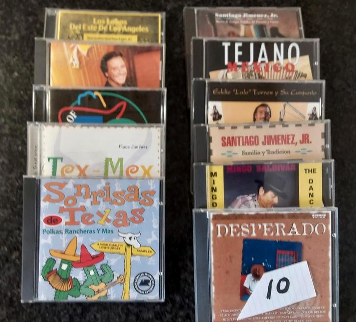 TEX MEX. TEJANO.MUZIEK. CD'S MET DIV.  MUZIEK STROMEN., Postzegels en Munten, Postzegels | Nederlandse Antillen en Aruba, Ophalen of Verzenden