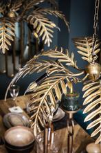 NIEUWE HANGLAMP GOUD METAAL PALM BLADEREN, Info@ptmd.nl, Nieuw, Ophalen of Verzenden, Metaal