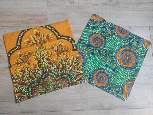 Kussenhoesjes Afrikaanse stof / F, Huis en Inrichting, Woonaccessoires | Kussens, Nieuw, Ophalen of Verzenden