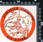 Sticker: Studenten Vereniging ZLS - Sittard, Verzamelen, Stickers, Ophalen of Verzenden, Zo goed als nieuw, Bedrijf of Vereniging