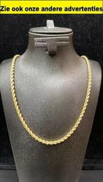 14k Gouden Rope Ketting 6,8gram (Nieuw) 60cm lang-3,2mm, Nieuw, Goud, Verzenden, Geel