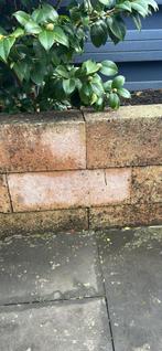 GRATIS!!  MOET NU WEG!!Stapelblokken Border, Tuin en Terras, Ophalen, Gebruikt, Blok, 25 cm of meer