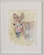 Aquarel ezel, Antiek en Kunst, Kunst | Schilderijen | Klassiek, Ophalen of Verzenden