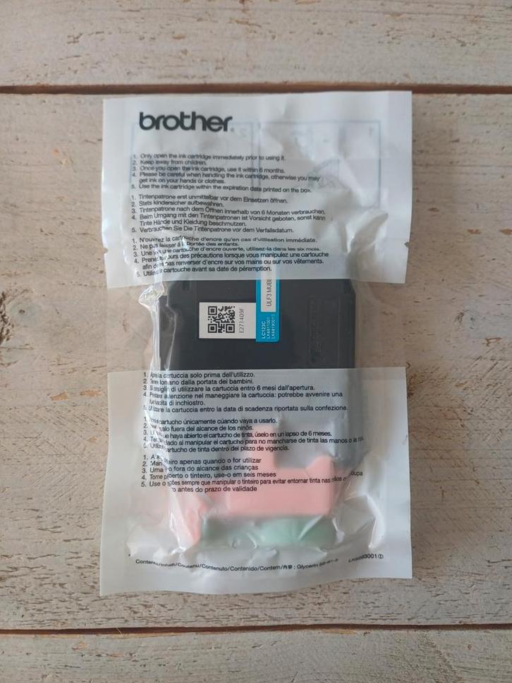 Brother inkt cartridge - LC123C Cyaan **Nieuw in seal**, Computers en Software, Printerbenodigdheden, Nieuw, Cartridge, Ophalen of Verzenden
