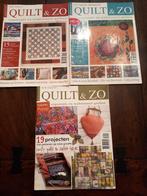 Quilt & Zo tijdschriften - 3 stuks, Boeken, Tijdschriften en Kranten, Ophalen of Verzenden, Gelezen, Overige typen