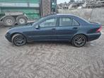 Mercedes Benz C180 kompressor APK t/m 19-12-2025, Auto's, Mercedes-Benz, Automaat, Blauw, Startonderbreker, Grijs