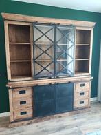 Buffetkast van mango hout, Huis en Inrichting, Kasten | Buffetkasten, Ophalen, 200 cm of meer, Zo goed als nieuw, 200 cm of meer