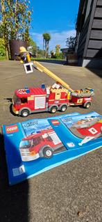 LEGO Brandweer Ladderwagen met Aanhanger, Complete set, Gebruikt, Lego, Ophalen