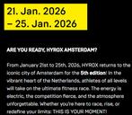 Hyrox Tickets - Amsterdam - Men's Double - Sunday - 16:10, Twee personen