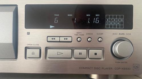 Cd-Speler Sony CDP XB 930 plus reciever DE 197, Audio, Tv en Foto, Cd-spelers, Zo goed als nieuw, Sony, Ophalen