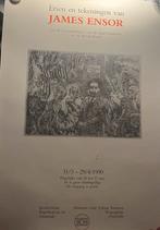 Poster James Ensor, Ophalen of Verzenden, Zo goed als nieuw, Schilder- en Tekenkunst