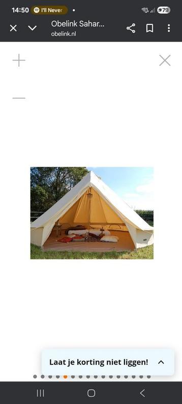 Bell Tent Sharatent 4x4m + Binnentent beschikbaar voor biedingen
