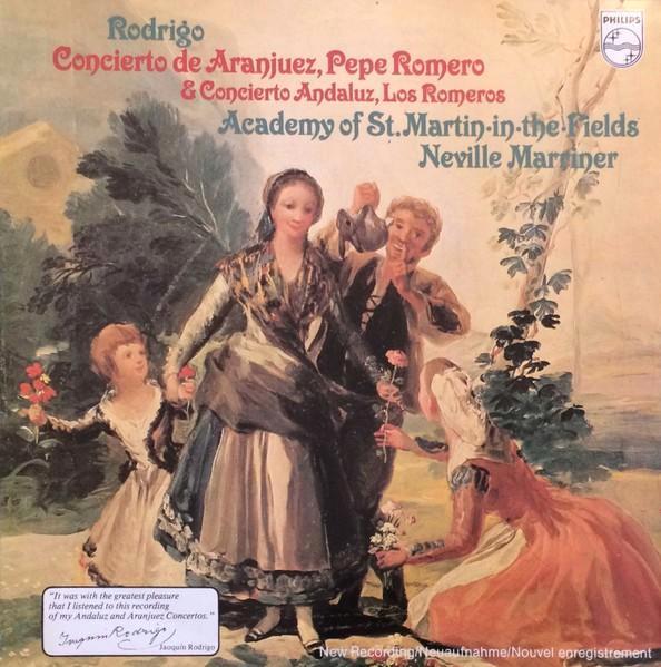 LP - Rodrigo - Pepe Romero, gitaar - Academy in the Fields, Cd's en Dvd's, Vinyl | Klassiek, Zo goed als nieuw, Barok, Orkest of Ballet