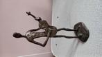 Bronzen beeld gitarist, Antiek en Kunst, Ophalen of Verzenden