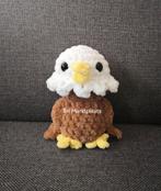 Gehaakte adelaar/vogel, decoratie, knuffeltje, cadeautje, Ophalen of Verzenden, Nieuw, Haken