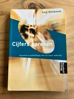 Cijfers spreken s tatistiek en methodologie hoger onderwijs, Ophalen of Verzenden, Gelezen, J. Brinkman