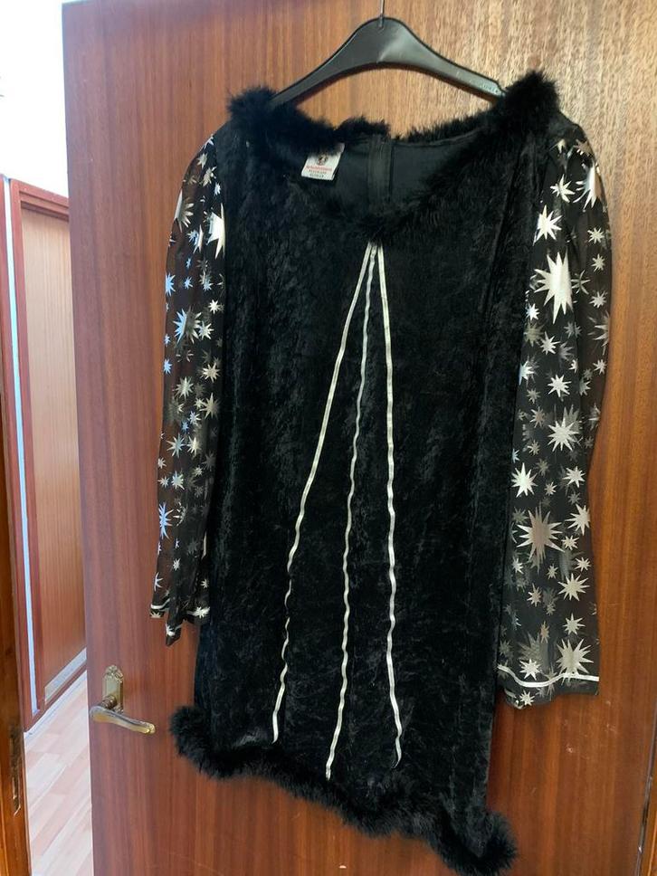 Sterren cape en tuniek., Kleding | Dames, Carnavalskleding en Feestkleding, Zo goed als nieuw, Carnaval, Maat 38/40 (M), Ophalen of Verzenden