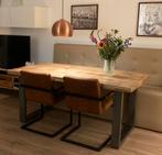 Eettafel industrieel van loods 5, Huis en Inrichting, Tafels | Eettafels, Ophalen, 50 tot 100 cm, Zo goed als nieuw, Vijf personen of meer