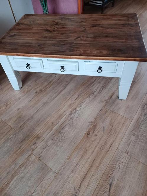 Robuuste salontafel, afm. 120 x 80 x 45, Huis en Inrichting, Tafels | Salontafels, Gebruikt, Minder dan 50 cm, 50 tot 100 cm, 100 tot 150 cm