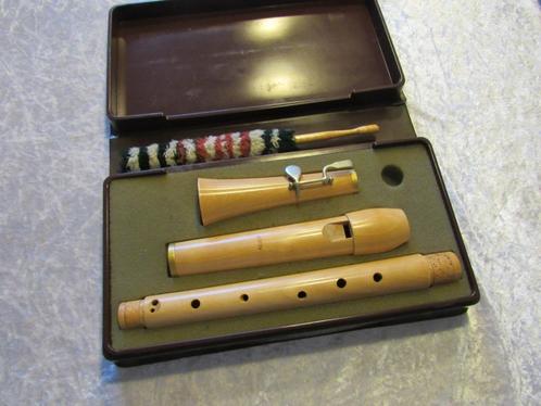 Moeck 242 tenor blokfluit, Muziek en Instrumenten, Blaasinstrumenten | Blokfluiten, Zo goed als nieuw, Tenor, Met koffer, hoes of etui