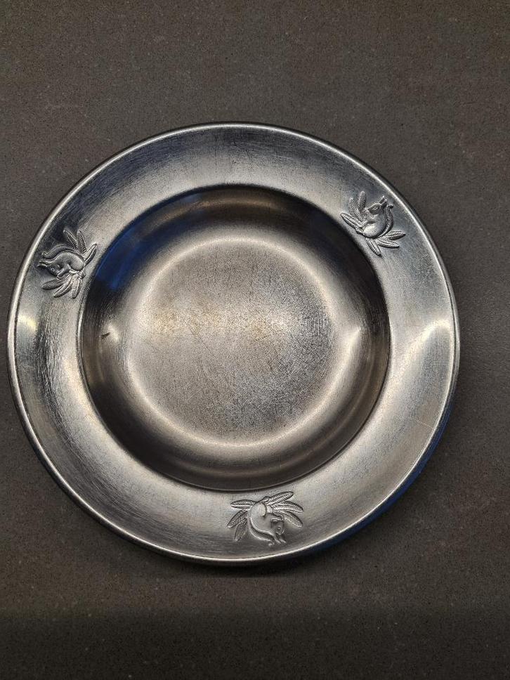 Vintage Gero Zilmeta Kinderbordje Eekhoorn, Antiek en Kunst, Antiek | Bestek, Ophalen of Verzenden