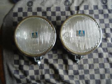 Oldtimer 2 hella witte mistlampen type 172 diameter 18 cm  beschikbaar voor biedingen