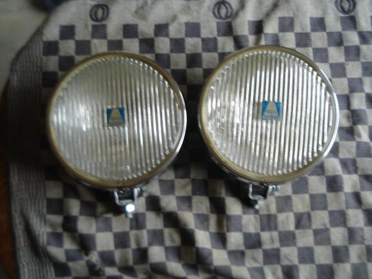 Oldtimer 2 hella witte mistlampen type 172 diameter 18 cm, Auto-onderdelen, Verlichting, Gebruikt, Verzenden