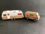 Siku volkswagen lt 28 camper met caravan, Ophalen of Verzenden, Zo goed als nieuw