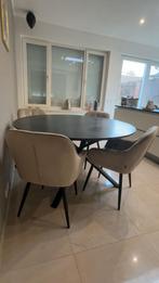 Eethoek met stoelen, Ophalen, Zo goed als nieuw, 75 m² of meer, Laminaat