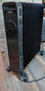 Electrische radiator kachel zwart 2500W, Doe-het-zelf en Verbouw, Verwarming en Radiatoren, Kachel, 800 watt of meer, Minder dan 60 cm