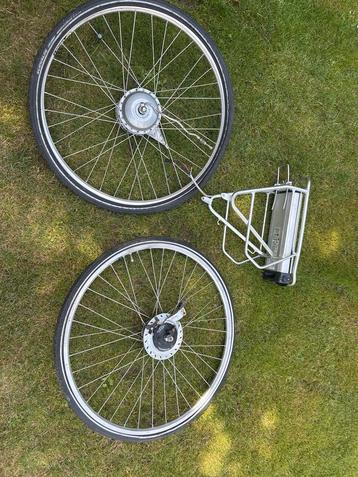 Elektrisch voorwiel + achterwiel beschikbaar voor biedingen