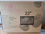 TVE 22 inch fulltime hd led tv televisie incl dvd speler, Overige merken, LED, 50 Hz, Ophalen of Verzenden