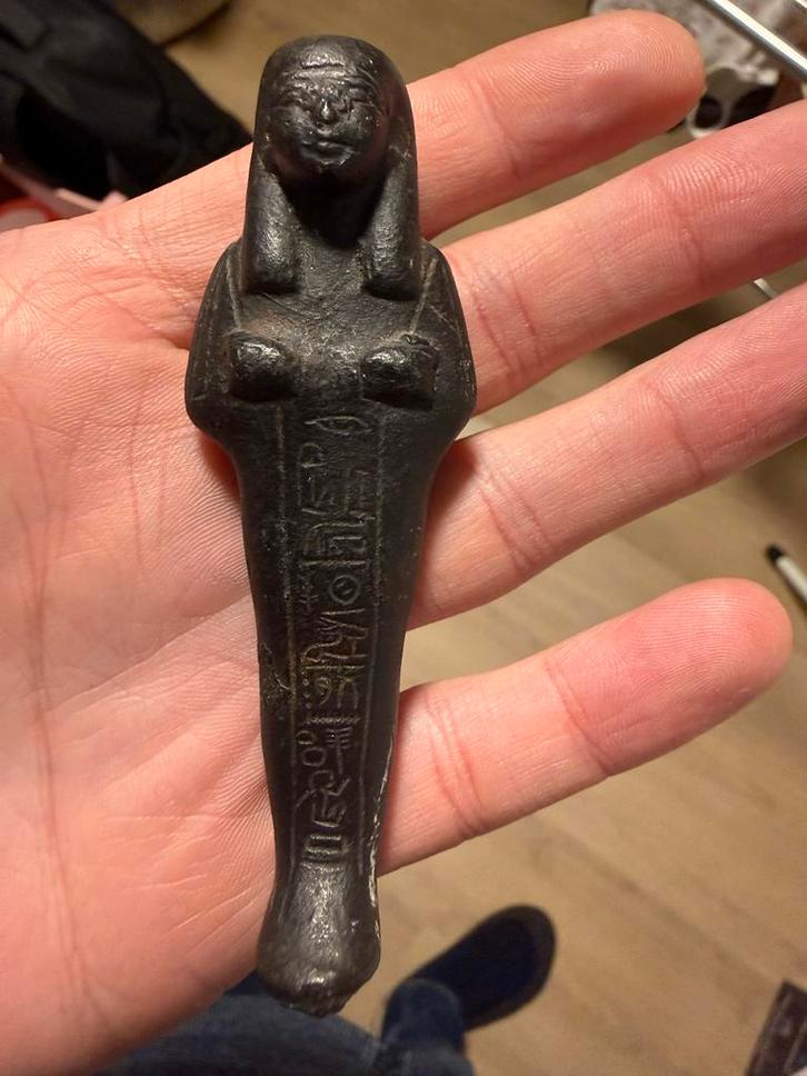 Egyptische Shabti 9cm, Antiek en Kunst, Kunst | Niet-Westerse kunst, Ophalen