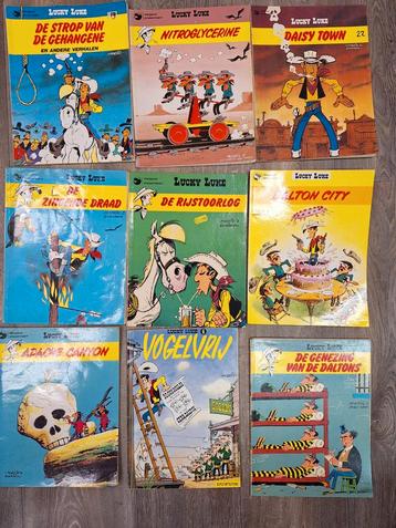 Guust Flater, Lucky luke,  Dan Cooper, buck danny e.a.