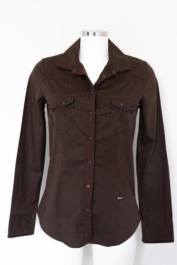 Replay bruine blouse maat S (ZGAN) beschikbaar voor biedingen
