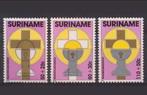 Republiek Suriname Zonnebloem nr. 581-583 Postfris, Postzegels en Munten, Postzegels | Suriname, Ophalen of Verzenden, Postfris