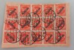 15 postzegels DR 500 mark Dienstmarke, Ophalen of Verzenden, Duitse Keizerrijk, Gestempeld