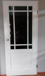 opdek binnendeur met glas, Doe-het-zelf en Verbouw, Deuren en Horren, Ophalen, Gebruikt, 80 tot 100 cm, Binnendeur
