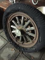 Antiek houten spaakwiel wiel, Ophalen of Verzenden