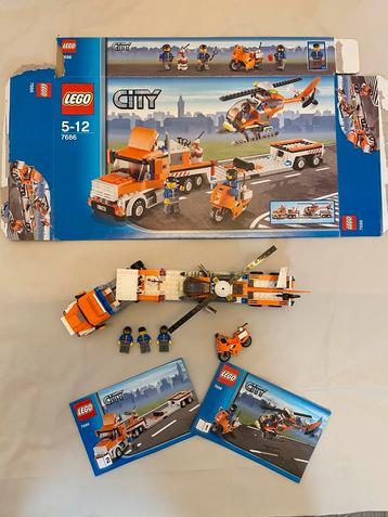 LEGO Helikoptertransport 7686, Compleet met boekjes en doos!