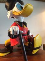 Dagobert Duck,met zijn geldkoffer,origineel ,Disney beeld!, Ophalen of Verzenden, Zo goed als nieuw, Beeldje of Figuurtje