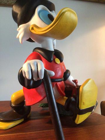 Dagobert Duck,met zijn geldkoffer,origineel ,Disney beeld! beschikbaar voor biedingen
