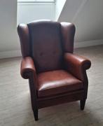 Schapenleren Oorstoel Lounge Atelier, Ophalen, Eenpersoons, 75 tot 100 cm, Zo goed als nieuw