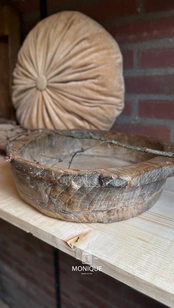 Antiek Houten Dienblad S – Authentieke Touch voor Huis beschikbaar voor biedingen