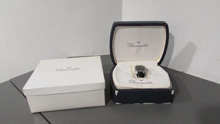 Façonnable Cocoon Garnet krokodillen leer saffier horloge, Sieraden, Tassen en Uiterlijk, Horloges | Dames, Nieuw, Polshorloge