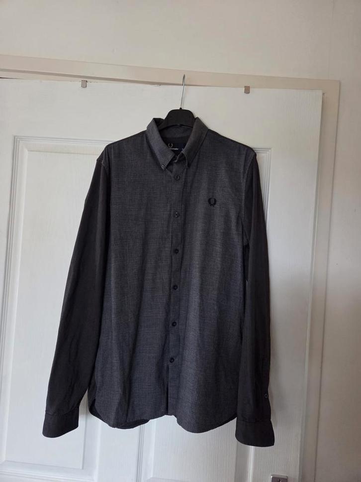 Fred Perry, Kleding | Heren, Overhemden, Zo goed als nieuw, Grijs, Ophalen of Verzenden
